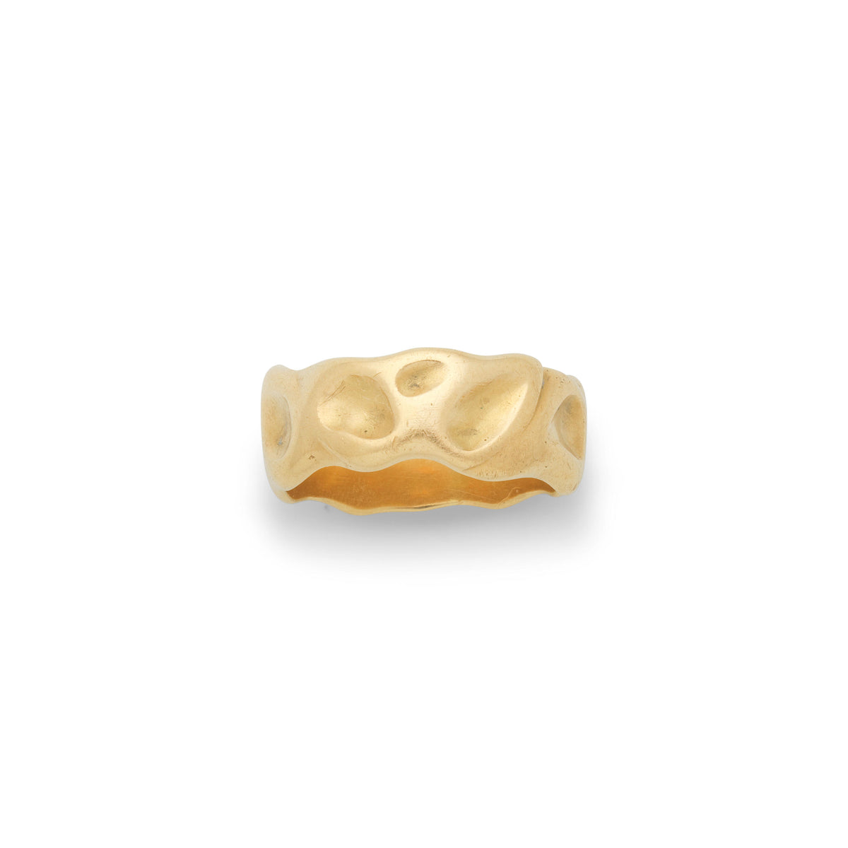 Grima 18ct Gold Sculptural Ring | English c.1975