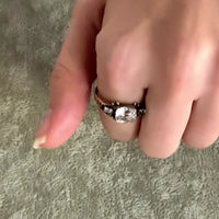 Over 220-year-old Georgian ring with haunting crystal glow