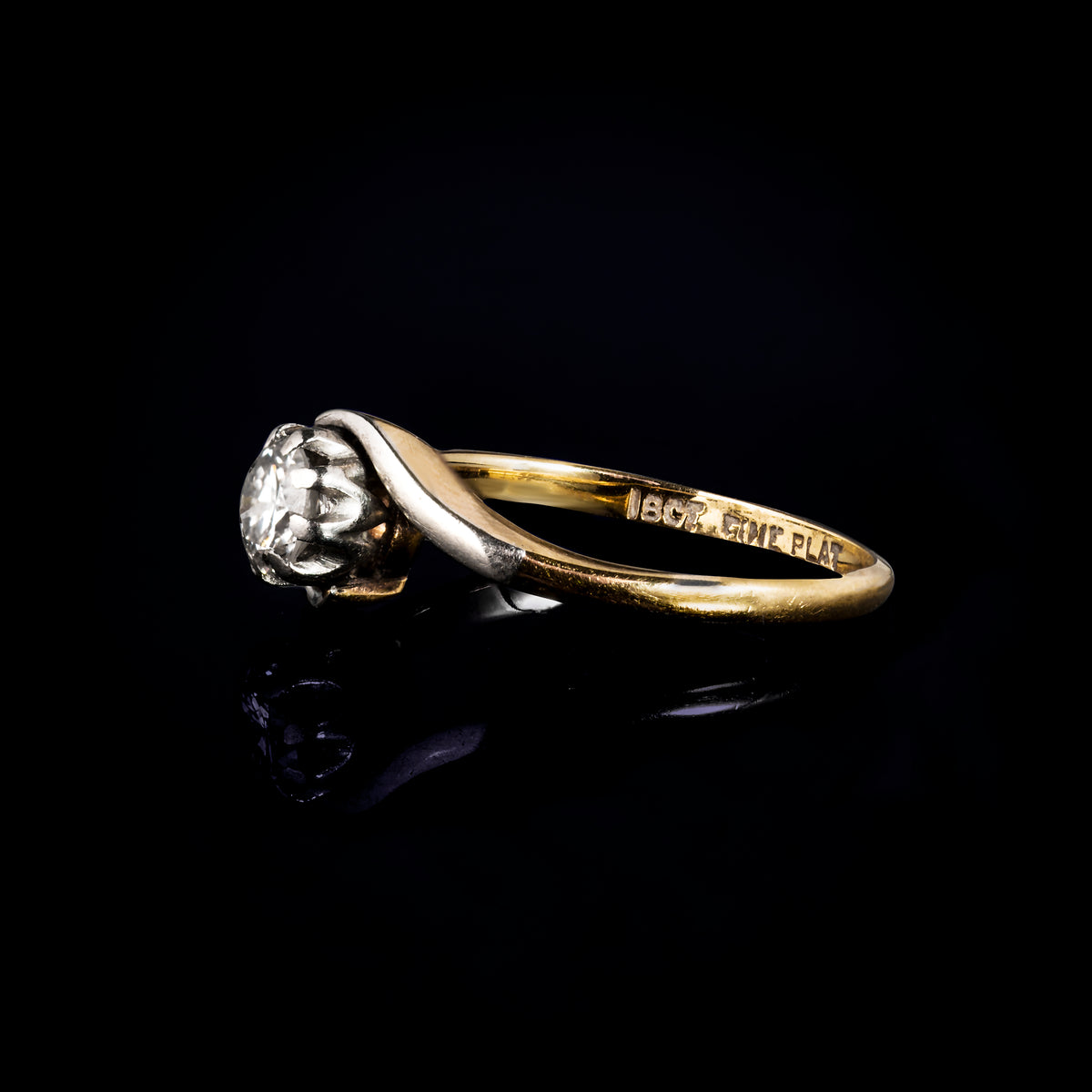 Antique One Stone Diamond ring