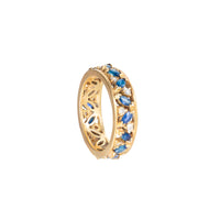 18ct Gold Sapphire Diamond Ring