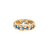18ct Gold Sapphire Diamond Ring