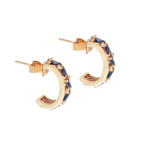 Sapphire and Diamond Earrings