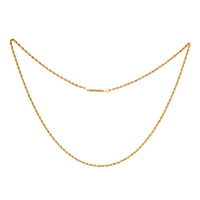 Vintage 9ct Gold Rope Chain | English c.1960s