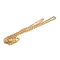 Vintage 9ct Gold Rope Chain | English c.1960s