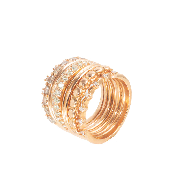 Italian 'Seven Rings' Diamond Ring
