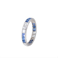 Sapphire & Diamond Eternity Ring