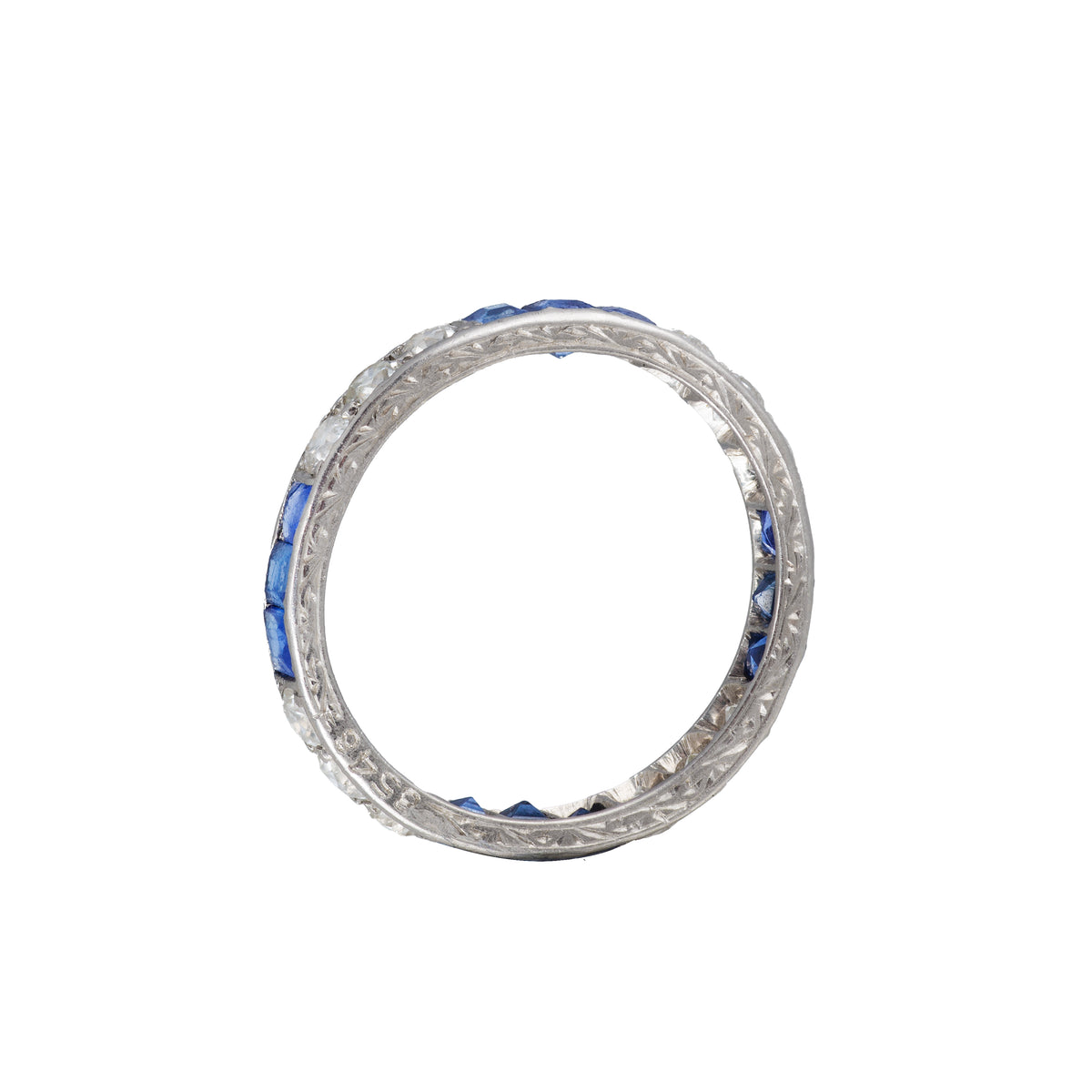 Sapphire & Diamond Eternity Ring