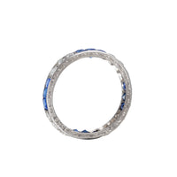 Sapphire & Diamond Eternity Ring