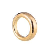 Vintage Chaumet Anneau dome ring in 18ct yellow gold, French hallmarks, c.1990

