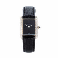 Vintage 1980s 18ct white gold diamond watch by Pierre Marquis, Swiss made
