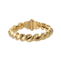 Piaget 18ct yellow gold bracelet with twisted design, 1994
