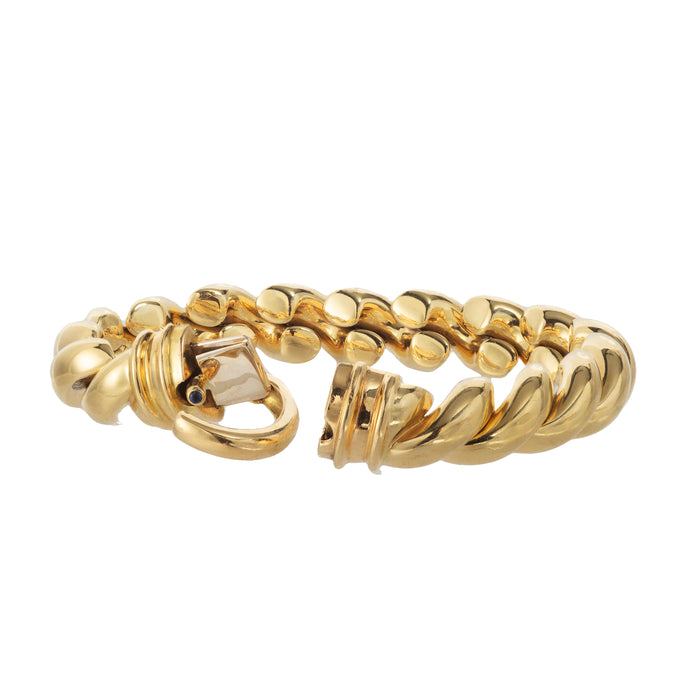 Italian Piaget gold bracelet, hallmarked PG 750
