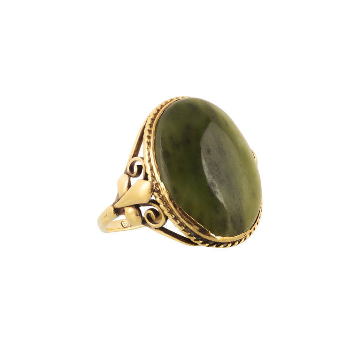 Antique Connemara Marble Ring by Bernard Instone