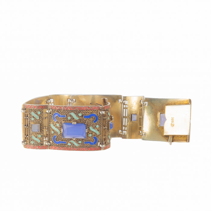 German Art Deco bracelet by Theodor Fahrner, signed TF 935