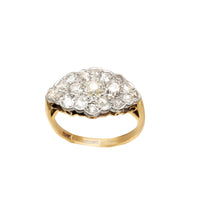 Diamond Cluster Gold Ring