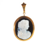 A French Gold Onyx Cameo