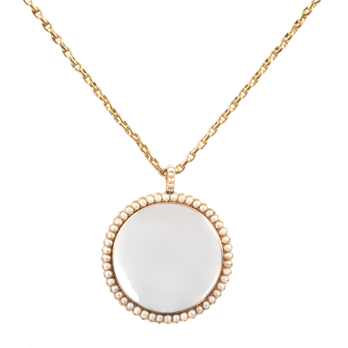 Georgian Pearl Gold Pendant