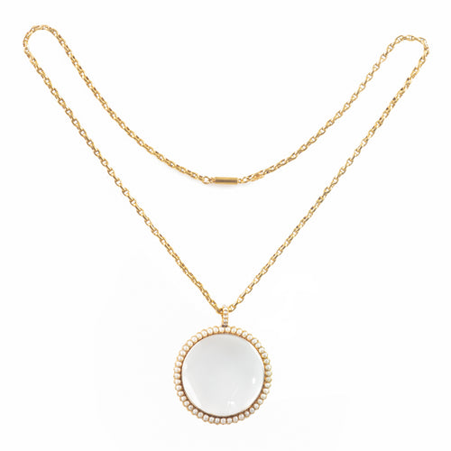 An Georgian Pearl Gold Pendant