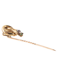 E L T O N S Mayfair 9ct gold snake pin