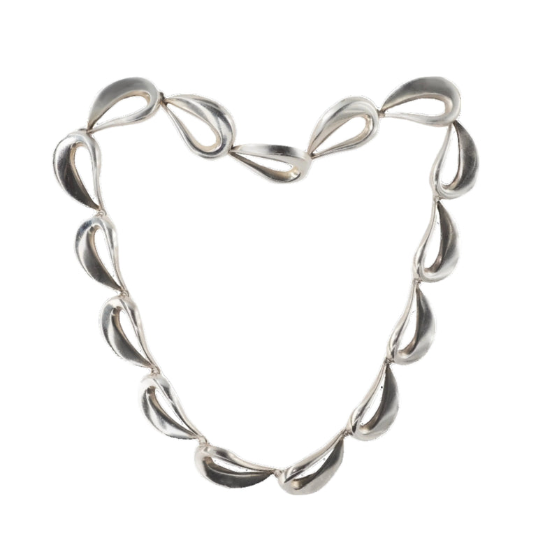 Hans Hansen for Georg Jensen sterling silver necklace, 1980s