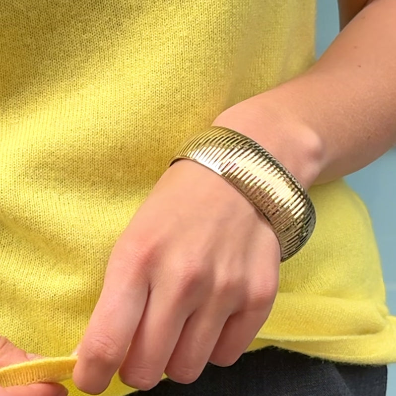 Vintage Gold Tubogas Bracelet