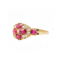 Antique Ruby Diamond Ring