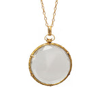 A French Rock Crystal Gold Pendant