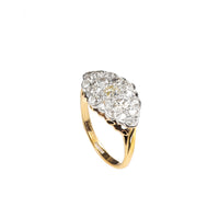Diamond Cluster Gold Ring