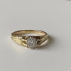 A Diamond Gold Solitaire Ring