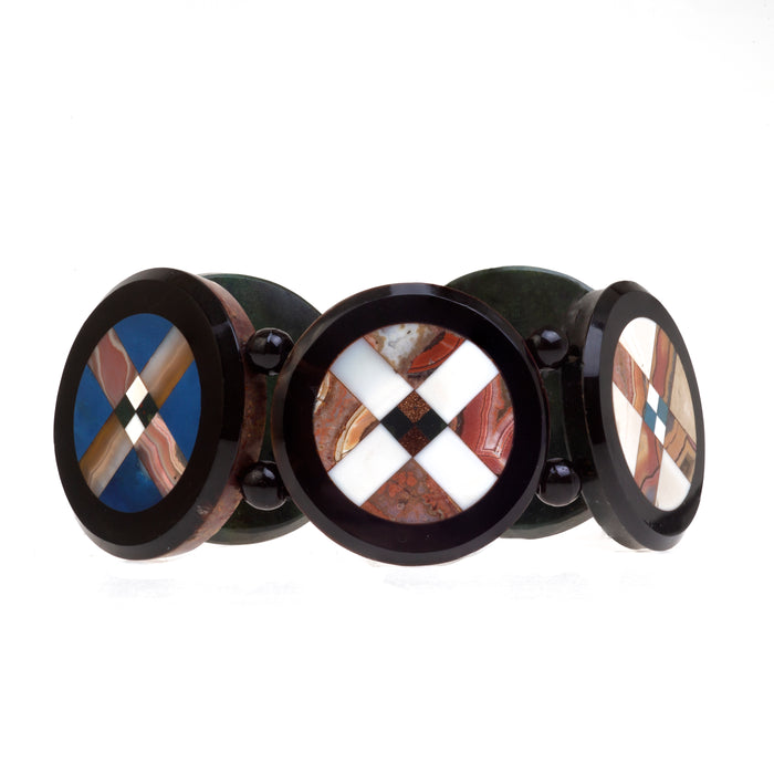 Scottish Pietra Dura Inlay Bracelet