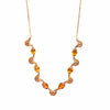 An Italian Gold Citrine Necklace