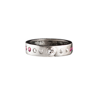 Ruby Diamond Platinum Band