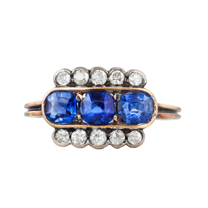 Sapphire and Diamond ring