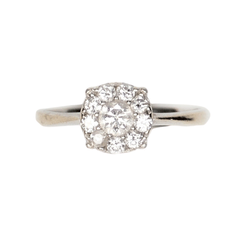 A Modern Diamond Cluster Ring