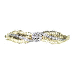 An Antique Gold and Diamond Bangle