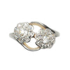 A Double Daisy Diamond Ring
