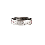 A Ruby and Diamond Platinum band