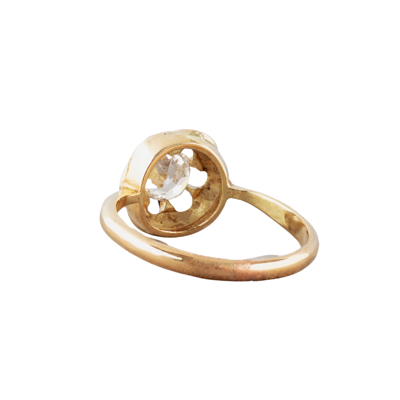 A Gold and Diamond ring