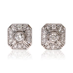 A Pair of Diamond Stud Earrings