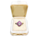 An Art Deco Ruby Diamond Ring