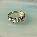 A Five Stone Diamond Ring