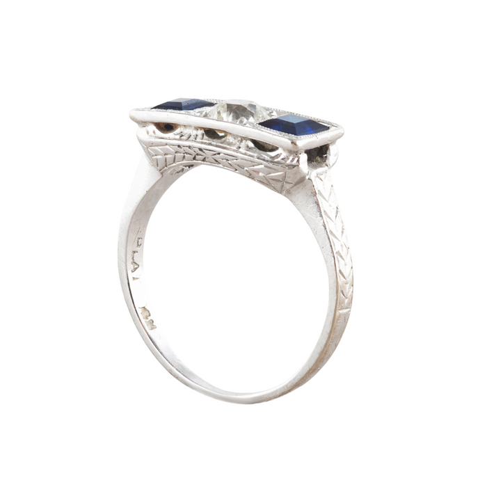 Sapphire and Diamond ring