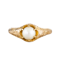 Victorian Gold Pearl Ring