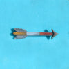 Victorian Silver & Agate Arrow Brooch