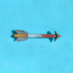 Victorian Silver & Agate Arrow Brooch