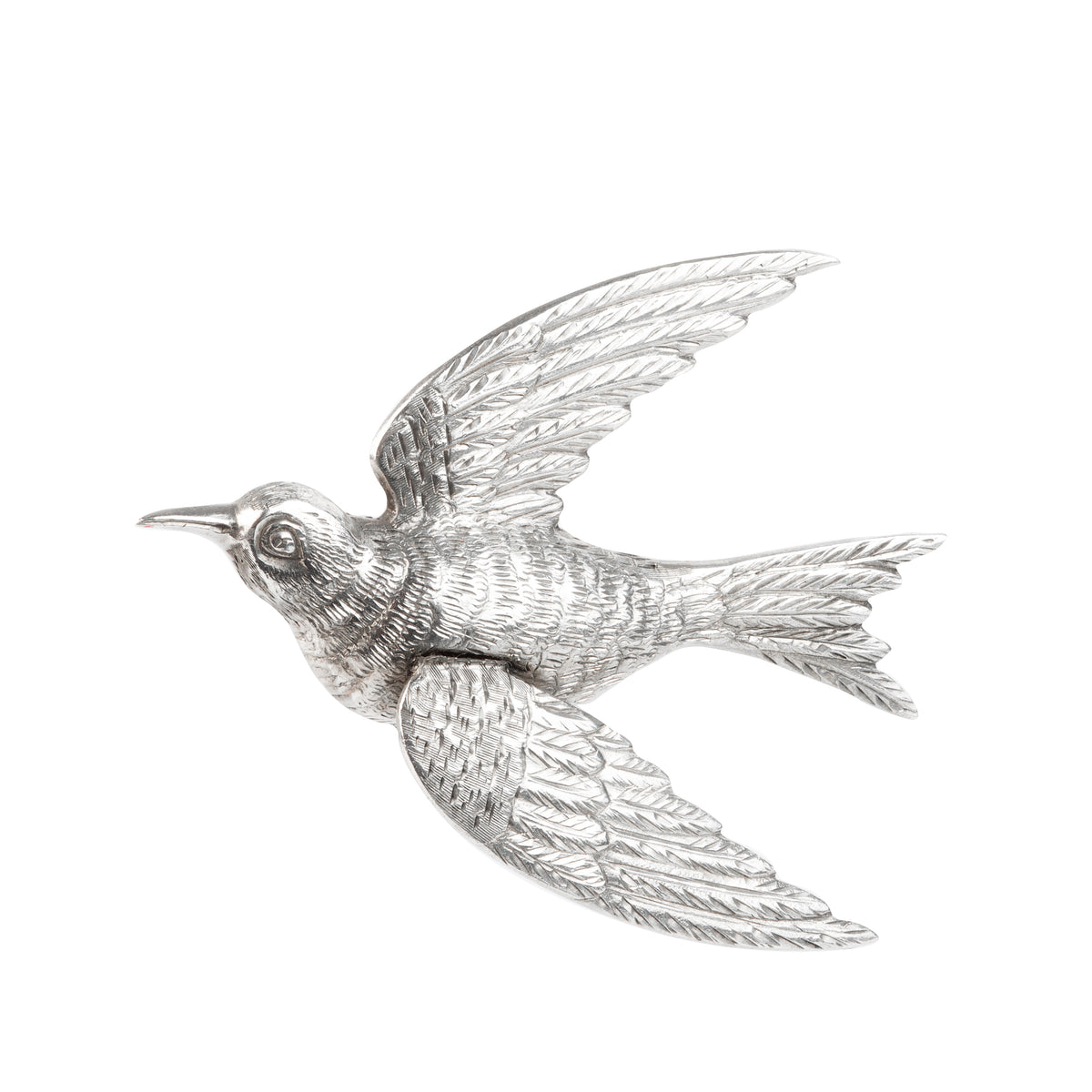 A Silver Bird Brooch