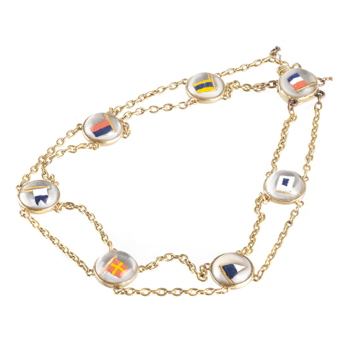 A DEAREST Flag Bracelet