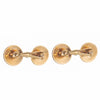 A pair of Platinum Diamond and Gold Cufflinks