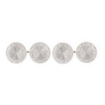 A pair of Platinum Gold Cufflinks