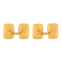 Pair of Gold Rectangular Cufflinks